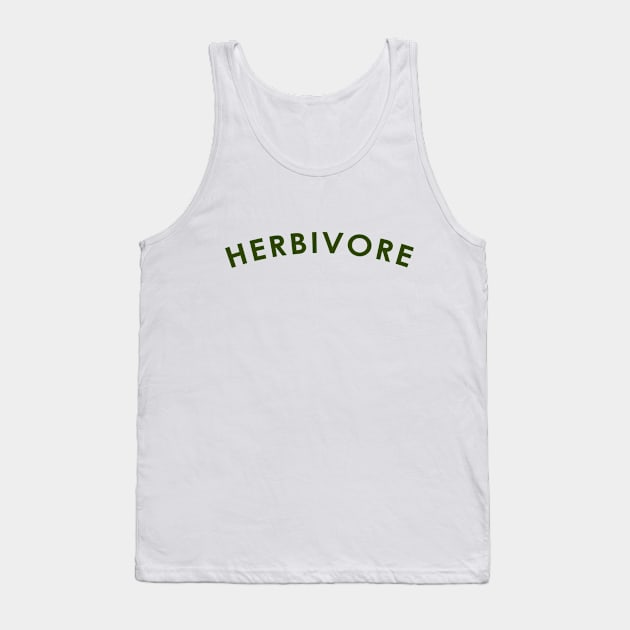 Herbivore - Vegan, Veggies - D3 Designs Tank Top by D3Apparels